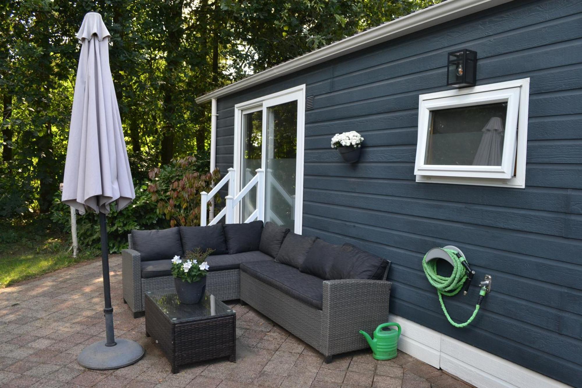 Modern Chalet In De Bossen Van De Veluwe Epe Esterno foto
