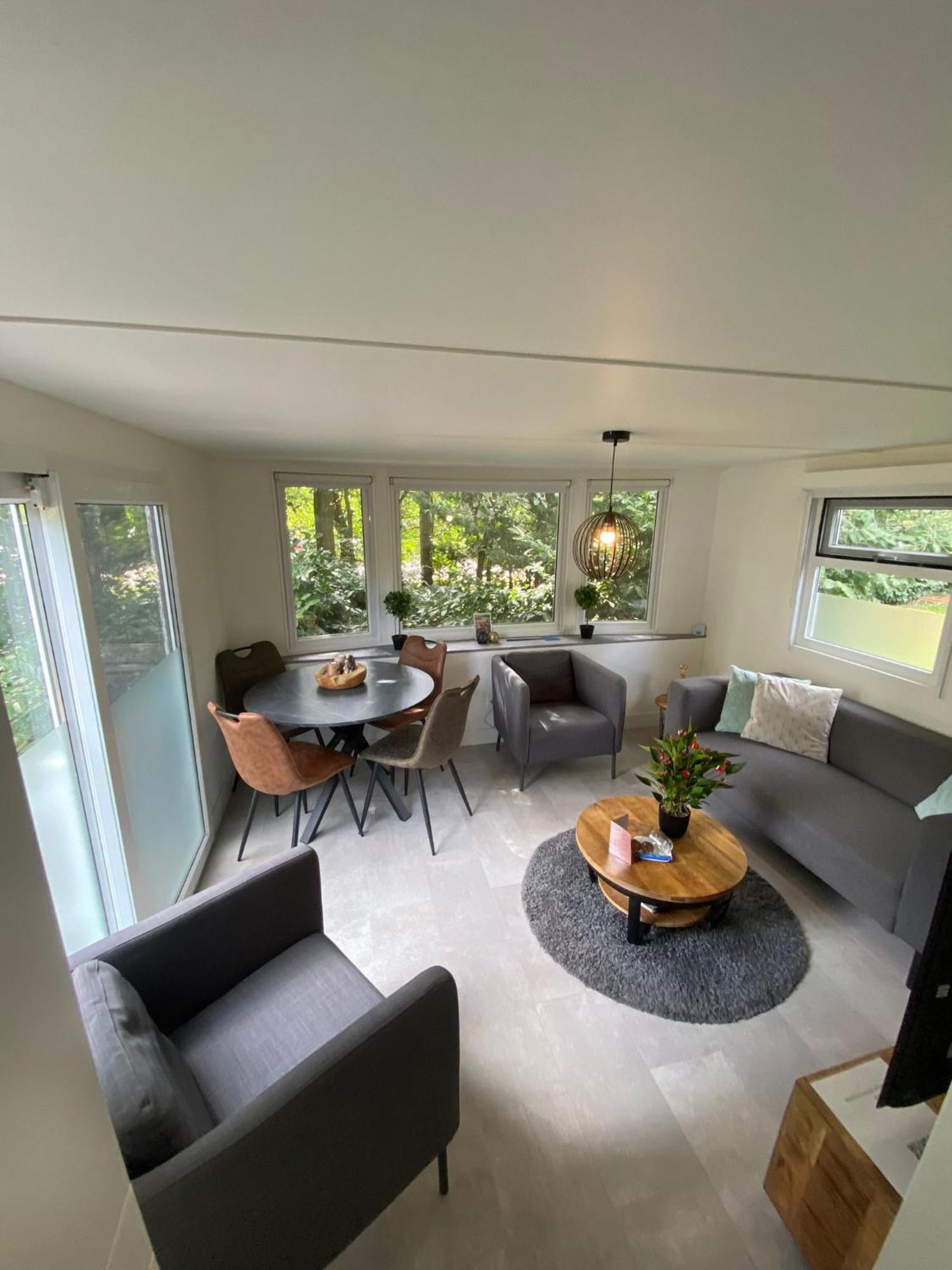 Modern Chalet In De Bossen Van De Veluwe Epe Esterno foto